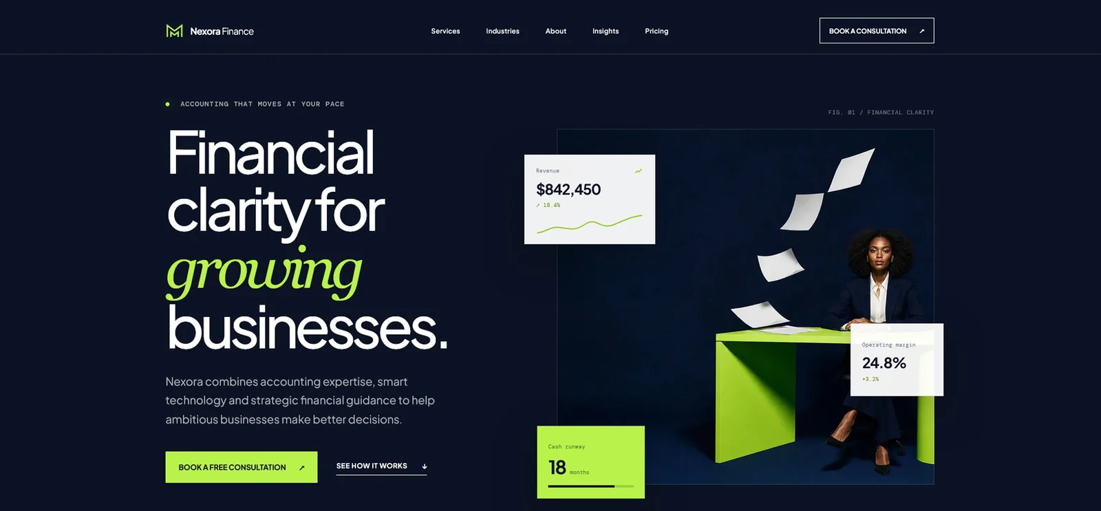 Home Page – Accounting & Financial — original portfolio presentation 1